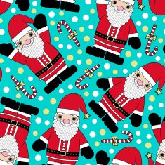 santa claus seamless pattern