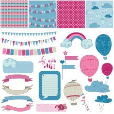 Party Balloons and Parachute
