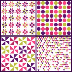 Seamless Vintage Colorful Tile