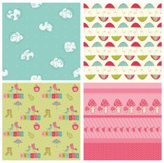 Seamless Autumn background Collection