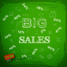 Green Chalkboard N4