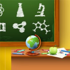Green chalkboard Chemistry