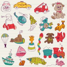 set of cartoon elements N2
