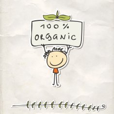 "100 Organic" label