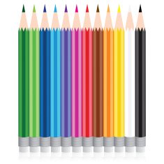 vector color pencil