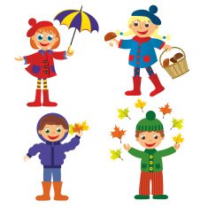 childrens fun in autumn