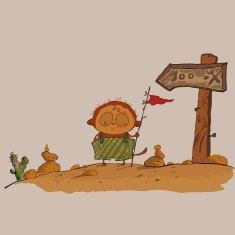 hilarious meerkats boy in the desert