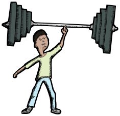 Skinny Weightlifter
