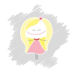 Cartoon Girl N35