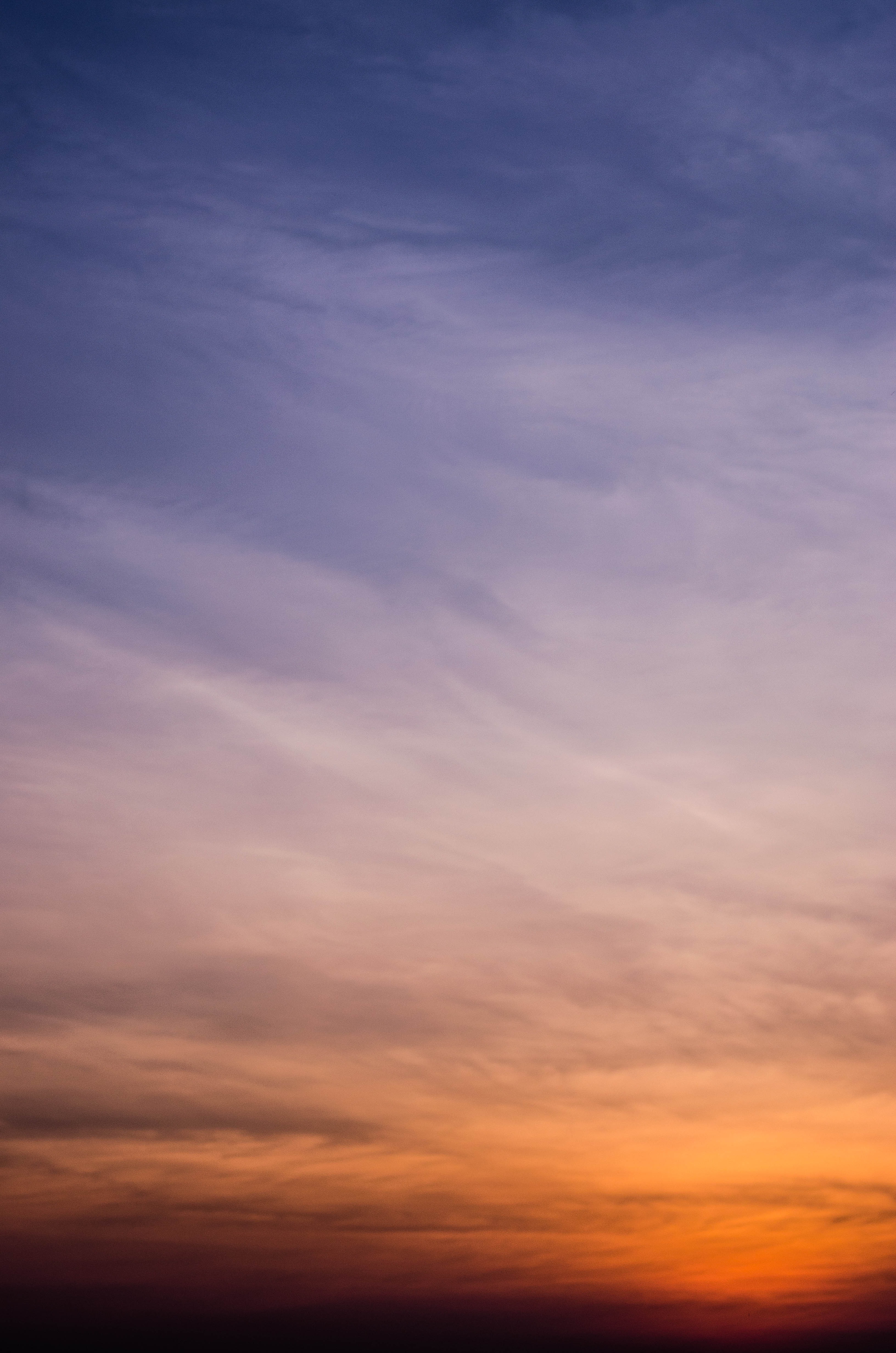Clouds on the twilight sky free image download
