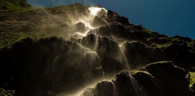 stunningly beautiful waterfall rocks