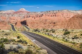 Highway in a desert