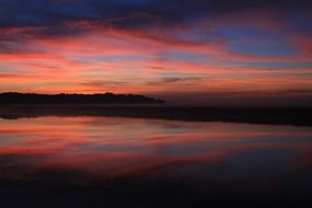 pink sunrise in Georgia