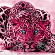 photoshop photo of wild tiger