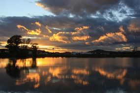 Landscape of abendstimmung
