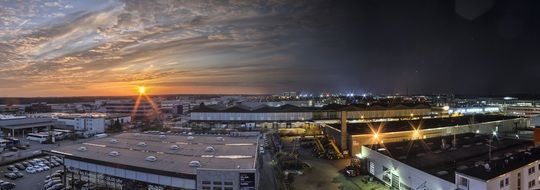 night transition day sky sunset panorama