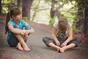 extraordinary children sitting