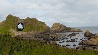 unusual landscapes on the coast of ireland