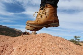 feet boots jump