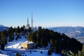 transmitter plose south tyrol winter season