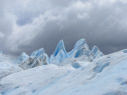 glacier ice landscape
