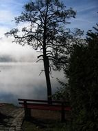landscape of Bank near the water