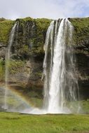 Waterfall in Iceland