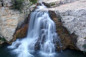 cascading waterfall
