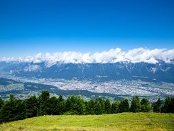 dizzy innsbruck mountains