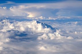 bird eye view on himalaya