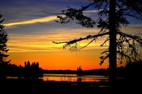 beautiful and delightful lake landscape