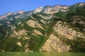 Three gorges near the Yangtze River, China