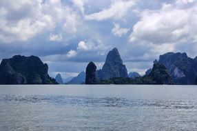 scenic rocks in Thailand