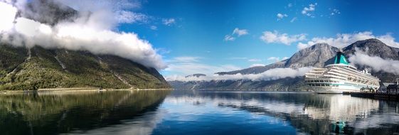 Fjord ferry in Norway