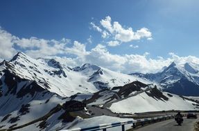 beautiful and delightful snow mountains
