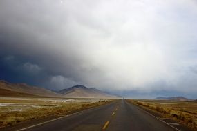 Highway among the valley