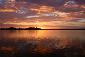 lake macquarie sunset