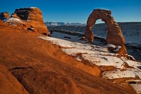 arch of natural rocks