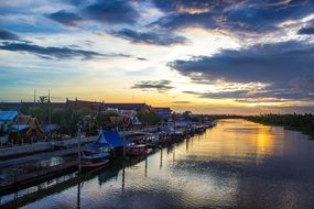 Thailand in the evening