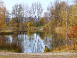 natural lake in badesee