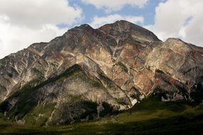 landscape of the mountain peak