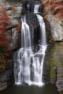 Mountain waterfall cascade