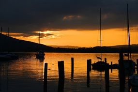 sunset landscape evening beach