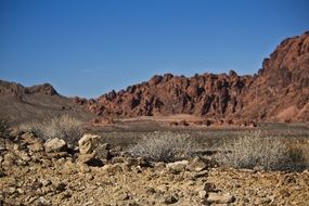 rock desert landscape, usa, nevada, valley of fire