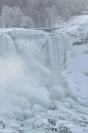 Winter waterfall niagara