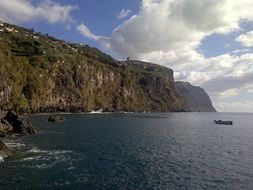 landscape of madeira coast