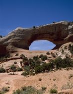 stone arch in the national park in America