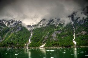 Tracy Arm is a fjord in Alaska near Juneau