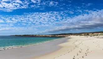 Paradise beach in the ocean