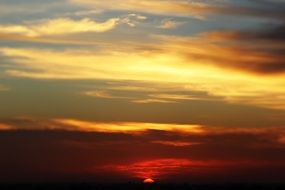 orange sunset